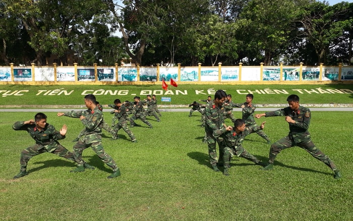 Với nội dung đánh đối kháng phải tập trung cao độ. Ảnh: Tường Hiếu