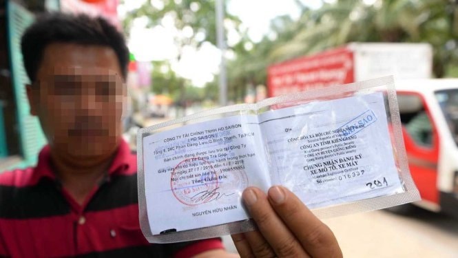 Được dùng bản sao giấy đăng ký xe khi lái xe 