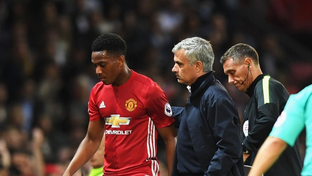 Martial cảm thấy bất mãn vì không được HLV Mourinho trọng dụng. Ảnh: Internet