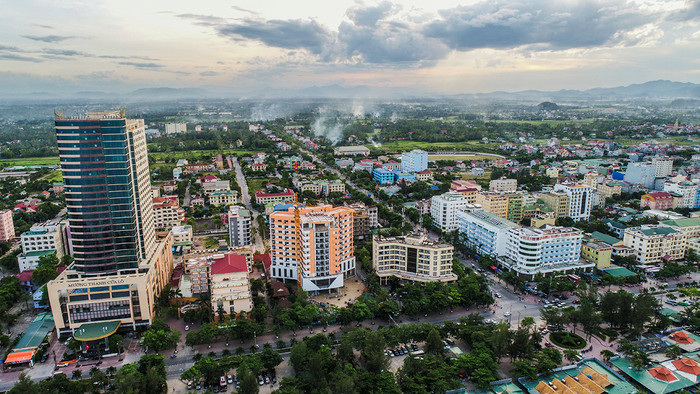 Quang cảnh phường Nghi Thu (TX. Cửa Lò). Ảnh:Sỹ Minh