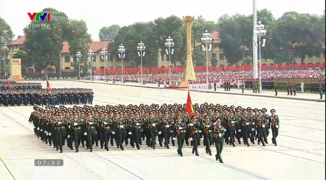 Diễu binh, diễu hành trọng thể tại Lễ kỷ niệm 70 năm Cách mạng Tháng Tám và Quốc khánh 2-9