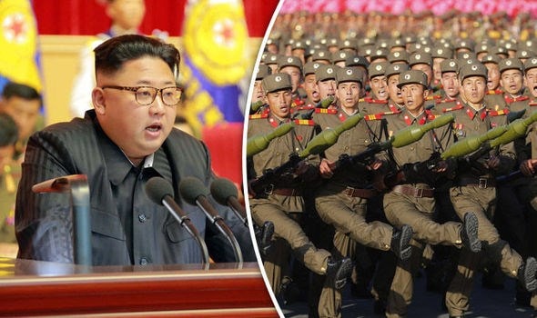 Nhà lãnh đạo Triều Tiên Kim Jong-un (trái) được cho là đã lên phương án bí mật di tản sang Trung Quốc. Ảnh: Getty