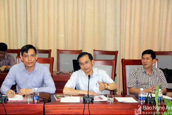 Phó chủ tịch UBND tỉnh cho rằng, Nghệ An sẽ có cách để sau khi các học sinh kết thúc thời gian học tập sẽ về nước làm việc. Ảnh. Tiến Hùng.
