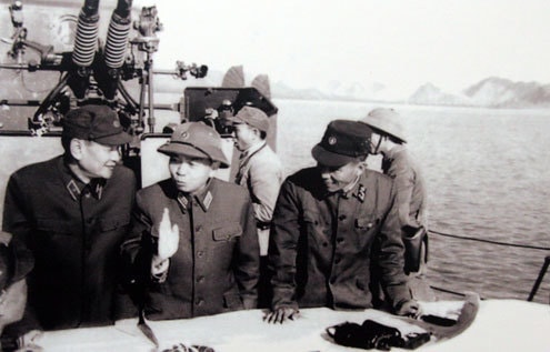 Trong chuyến kiểm tra vùng biển Quảng Ninh sau chiến dịch phá thủy lôi năm 1973, Đại tướng Võ Nguyên Giáp khẳng định: Trong chuyến kiểm tra vùng biển Quảng Ninh sau chiến dịch phá thủy lôi năm 1973, đại tướng Võ Nguyên Giáp khẳng định: