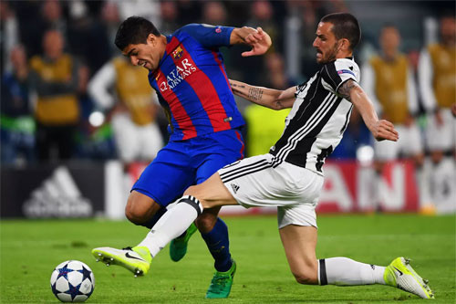 Juventus thắng Barca ở tứ kết mùa 2016-2017. Ảnh: Reuters