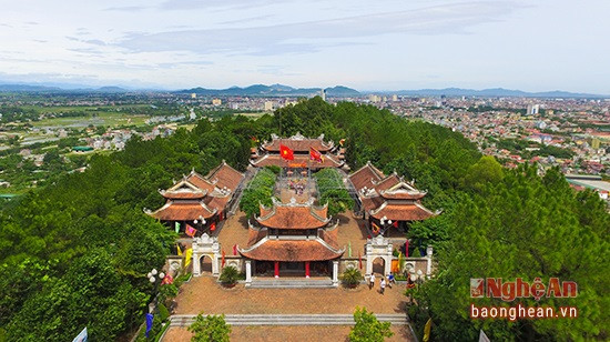 Đền thờ của Hoàng đế Quang Trung. Ảnh tư liệu