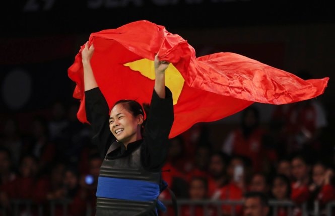 Cập nhật SEA Games 29: Phạm Thị Tươi đoạt HCV thứ 56 cho TTVN