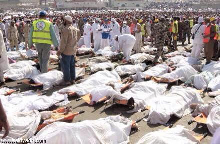  vụ giẫm đạp ở Thánh địa Mecca không ngừng tăng cao. 717 người được xác nhận thiệt mạng và 863 người bị thương.