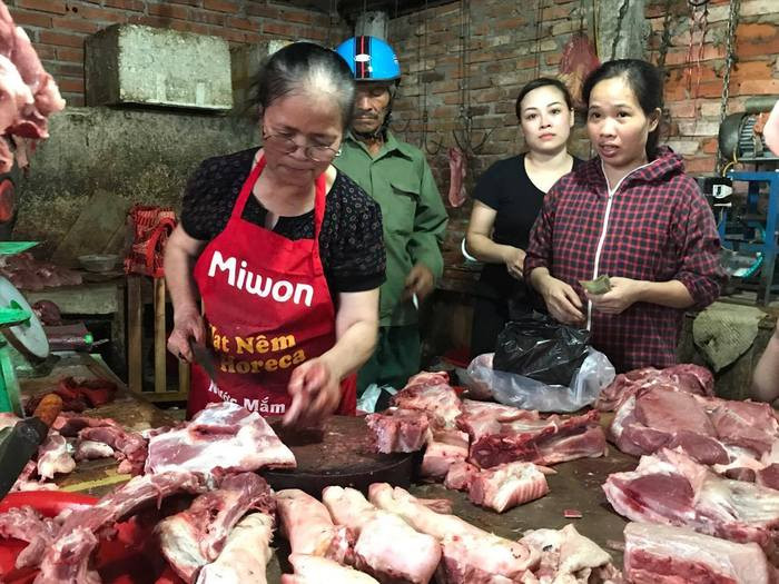 Thịt lợn được nhiều bà nội trợ mua về bởi chế biến được nhiều món 