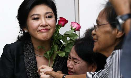 Cựu thủ tướng Thái Lan Yingluck Shinawatra. Ảnh: Reuters.