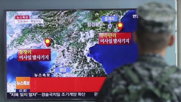 Triều Tiên tuyên bố vụ thử hạt nhân lần thứ 6 thành công. Ảnh: AP