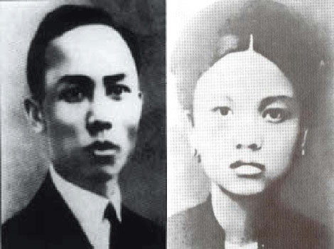 Vợ chồng Lê Hồng Phong và Nguyễn Thị Minh Khai. Ảnh tư liệu