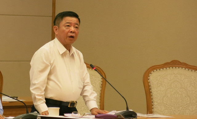 Ông Võ Kim Cự phát biểu tại hội nghị Ban chỉ đạo phát triển kinh tế tập thể, hợp tác xã ngày 7/9. Ảnh: Lê Thanh