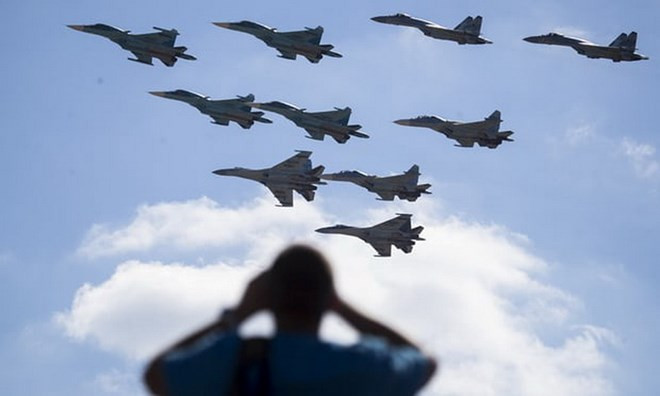 Máy bay chiến đấu của Nga. (Nguồn: AP)