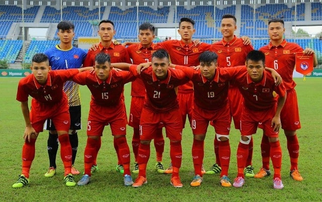 U18 Việt Nam có trận đấu ra quân đầy suôn sẻ. Ảnh: Goal.
