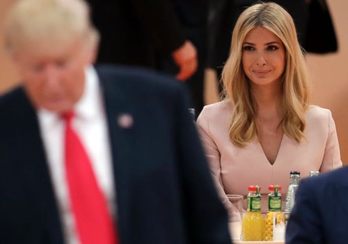 Ivanka Trump dự một phiên họp trong khuôn khổ hội nghị thượng đỉnh G20 tại Hamburg, Đức, ngày 8/7. Ảnh: AP.