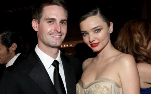 Evan Spiegel và Miranda Kerr chính thức kết hôn vào 5/2017.