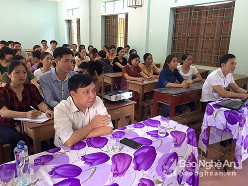 Học viên tham dự lớp học. Ảnh: Phương Hảo