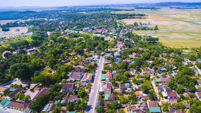 Toàn cảnh xã Kim Liên (Nam Đàn).  Ảnh: Sỹ Minh