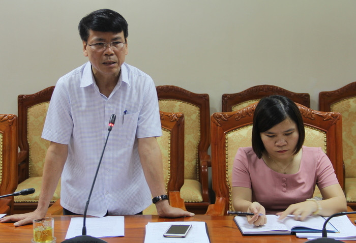 Ông Nguyễn Tiến Lâm - Phó giám đốc Sở NN&PTNT tỉnh đề nghị cần quy định cụ thể, thống nhất trách nhiệm của lực lượng chuyên trách bảo vệ rừng. Ảnh: P.B