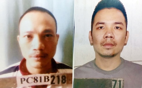 2 bị can Lê Văn Thọ và Nguyễn Văn Tình đang bị Cơ quan CSĐT truy bắt. (Ảnh: CAND)