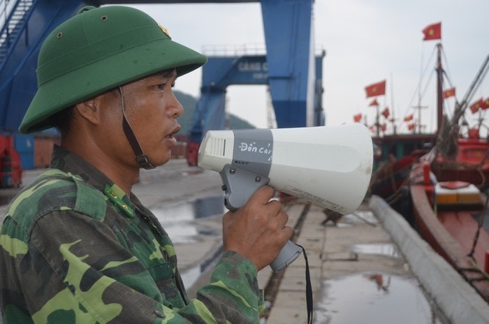 phòng chống bão số 10. Ảnh: lê Thạch