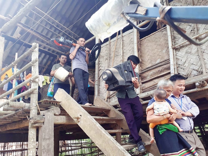 sơ tán chạy baod. Ảnh: Hữu Vi