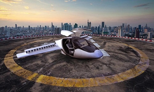 Xe bay Lilium chạy hoàn toàn bằng điện. Ảnh: Lilium Aviation.