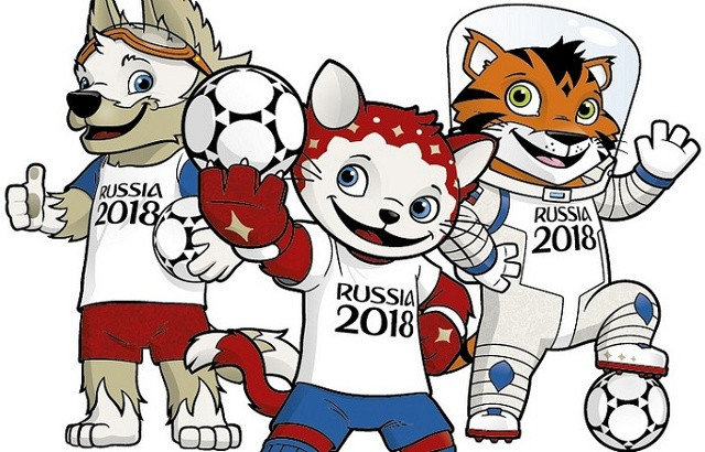 Linh vật World Cup 2018. Ảnh: Internet