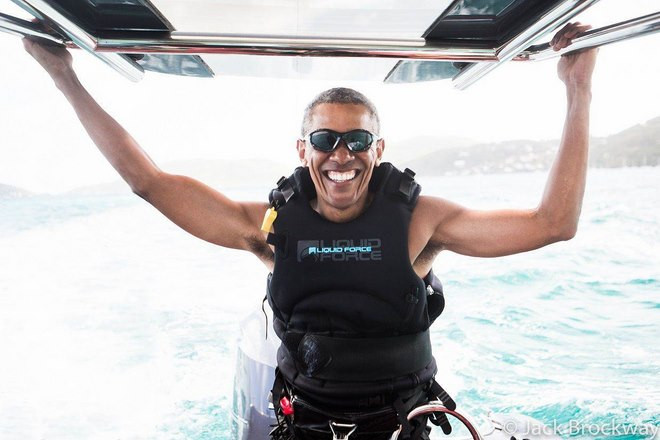 Ông Obama trong chuyến du lịch ngay khi hết nhiệm kỳ.