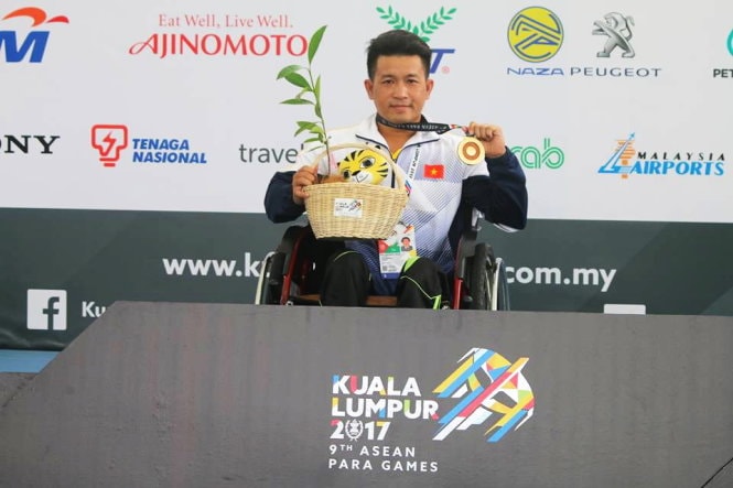 ​VN giành 8 HCV ngày đầu ASEAN Para Games 2017