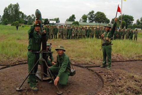 Cối 100mm trong quân đội Việt Nam.