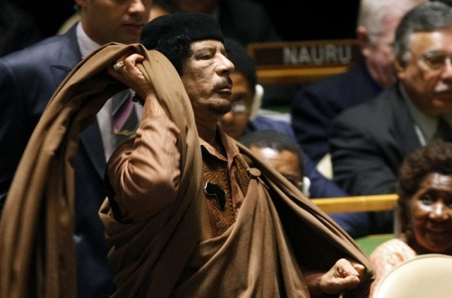 Cựu lãnh đạo Libya Muammar Gaddafi 