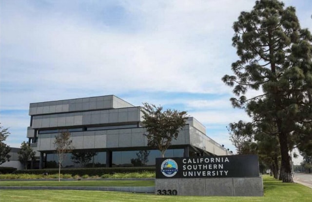 Hình ảnh cơ sở chính California Southern University trên trang web của trường