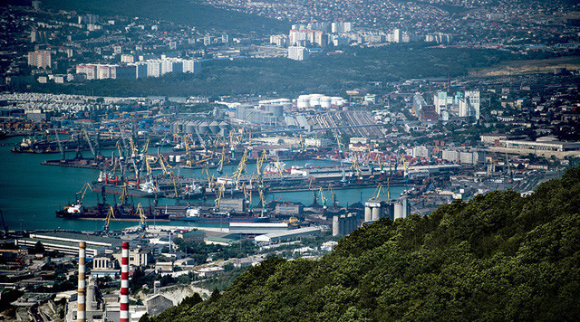 Cảng biển thương mại Novorossiysk của Nga. Ảnh: Sputnik
