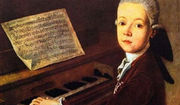 Mozart thiên tài âm nhạc. Ảnh: Internet.  