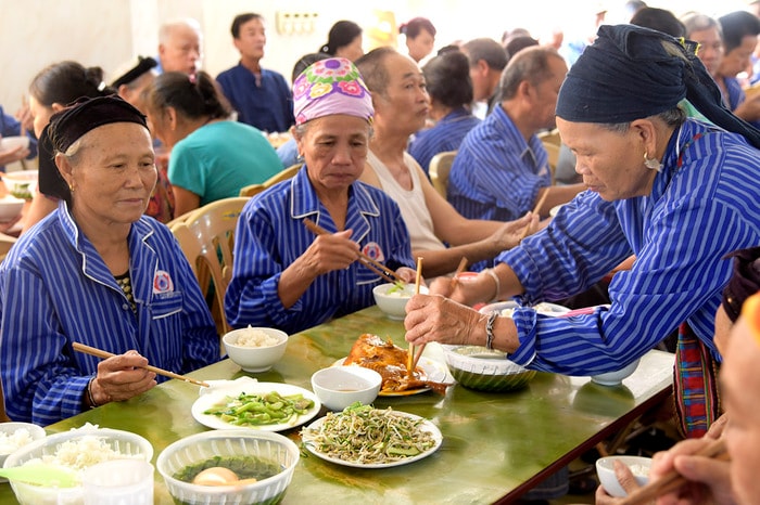 Khoa dinh dưỡng - Bệnh viện Phục hồi chức năng Nghệ An luôn đảm bảo chế độ dinh dưỡng cho từng người bệnh. Ảnh: Sỹ Minh