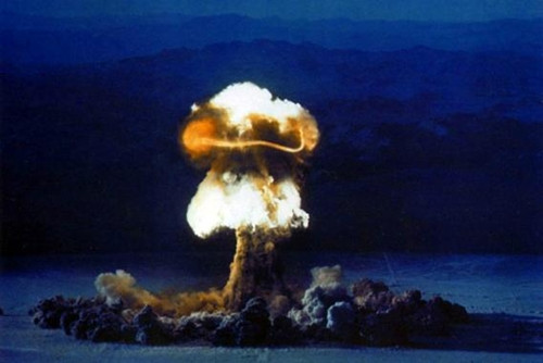 US Nuclear device test Priscilla, conducted June 24, 1957
