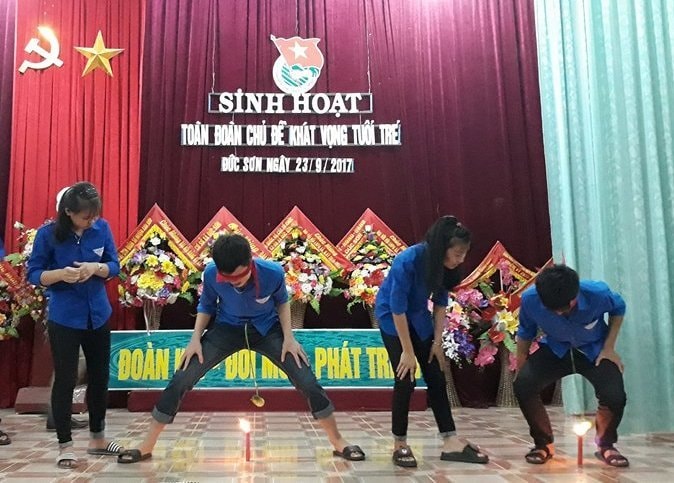 sinh hoạt toàn đoang. Ảnh: Thái Hiền