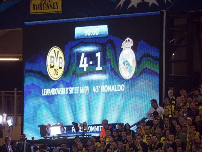 Dortmund từng đè bẹp Real Madrid tại trận bán kết lượt đi Champions League 2012/2013. Ảnh: Internet