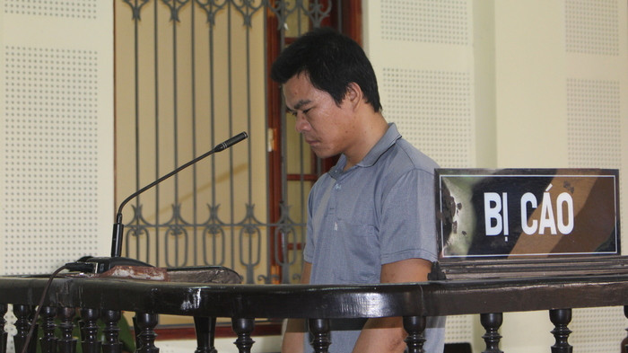Bị cáo Hoàng Văn Ka trước tòa. Ảnh: Phương Thảo