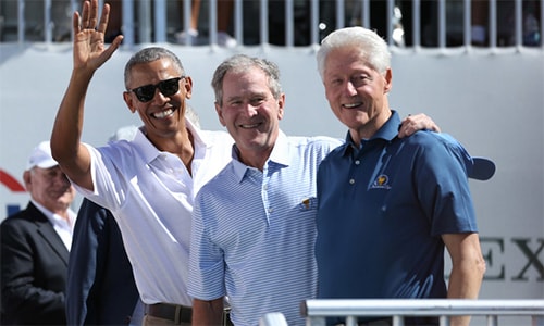 ba-cuu-tong-thong-co-vu-tuyen-my-o-ngay-dau-presidents-cup