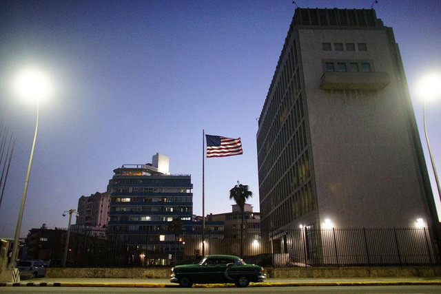 Đại sứ quán Mỹ tại Cuba (Ảnh: Reuters)