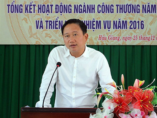 Trịnh Xuân Thanh thời kỳ làm Phó Chủ tịch UBND tỉnh Hậu Giang. Ảnh: CTV
