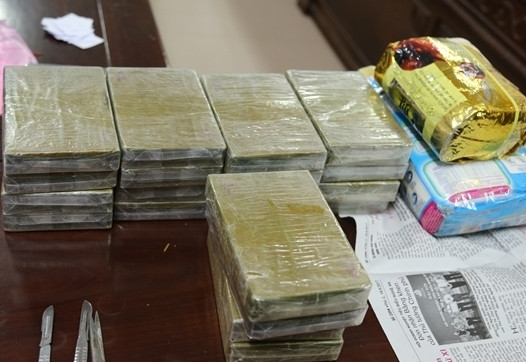 Số ma túy này được Tùng mua từ bên Lào đưa về Việt Nam tiêu thụ. Ảnh: M.K