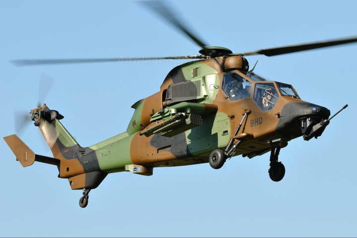 EC-665 (hay còn được gọi là Tiger) là mẫu trực thăng tấn công đa năng động cơ kép do liên doanh Eurocopter thiết kế từ cuối những năm 1990. Ảnh: Airplane-Pictures.