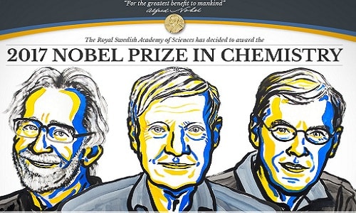 Chân dung ba nhà khoa học đoạt giải Nobel Hóa học năm nay: Jacques Dubochet, Joachim Frank và Richard Henderson. Ảnh: 