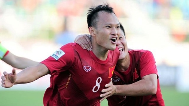 Tiền vệ Trọng Hoàng trong màu áo ĐTQG thi đấu tại AFF Cup 2016. Ảnh: Internet