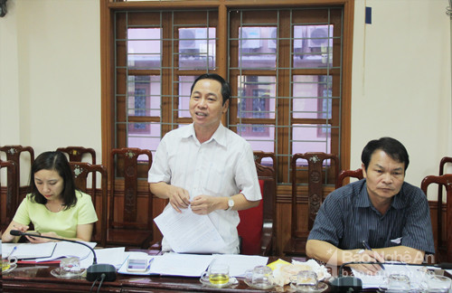 Ông Lê Đình Lý- Phó Giám đốc Sở Nội vụ kết luận 