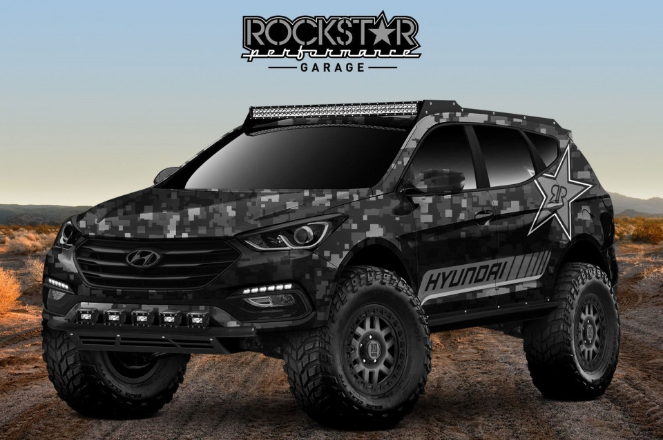 Chiếc xe là sản phẩm hợp tác giữa Hyundai và Rockstar Performance Garage